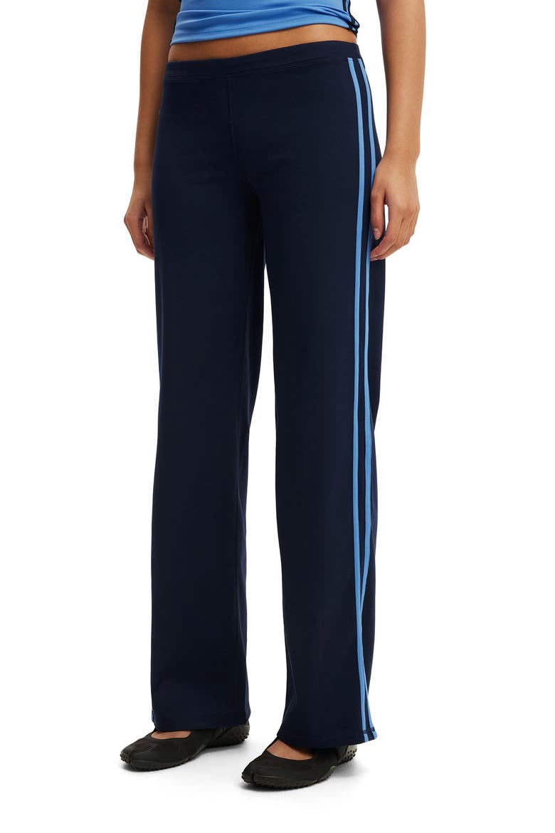 Women's Active Ultra Soft Low Rise Straight Leg Pant, Alternate, color, Prep Sport Navy Ultramarine