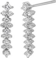 Bony Levy Getty 18K White Gold Diamond Linear Bar Earrings