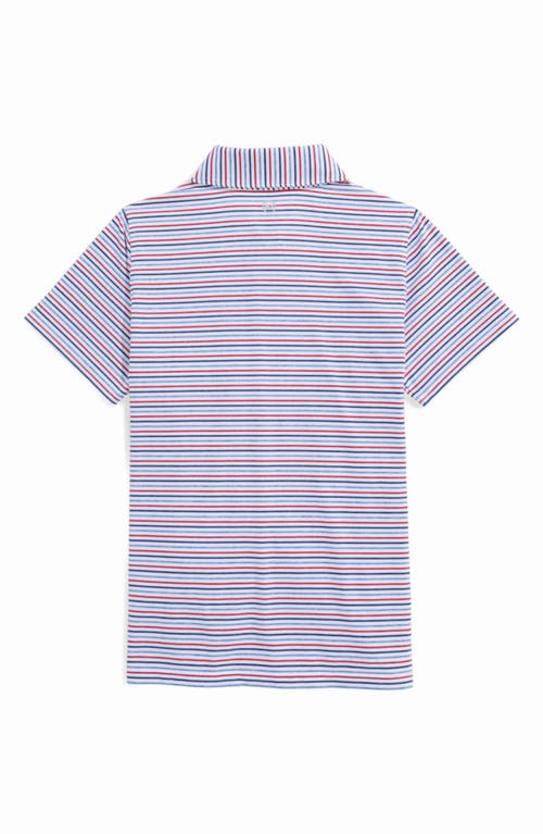 Vineyard Vines Kids' Stripe Sankaty Performance Polo
