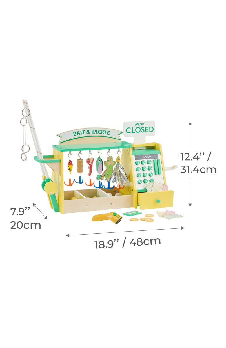 Teamson Kids My Little Helper Fishing Shop & Accessories Playset, Alternate, color, Multi Color