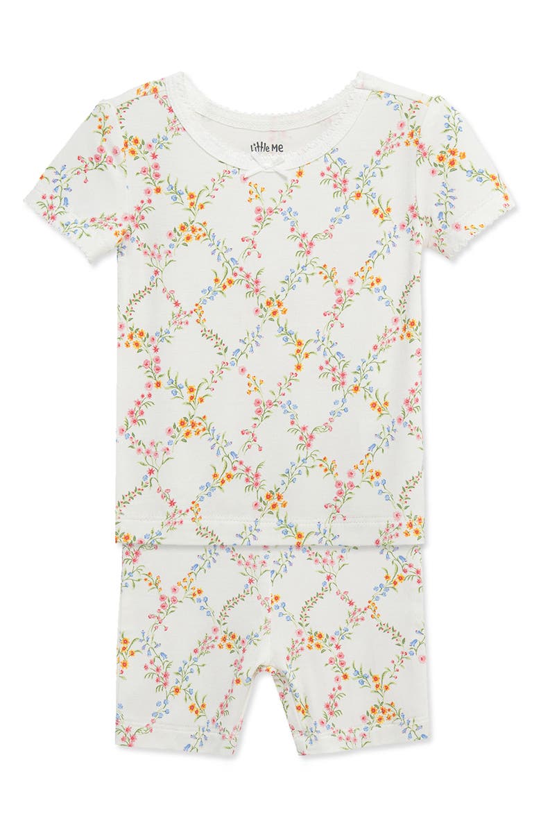 Little Me Bunny 4-Piece Assorted Pajamas, Alternate, color, Aqua