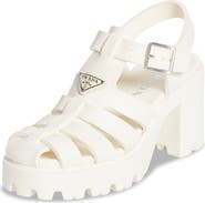 Prada Stride Flow Cage Platform Sandal
