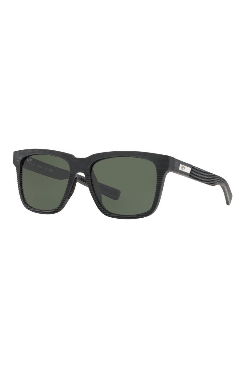 55mm Square Sunglasses, Alternate, color, CRYSTAL GREY