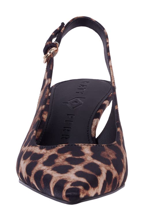 Katy Perry The Oceanview Pointed Toe Slingback Pump In Animal Print