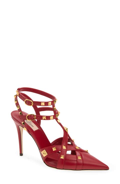 Studdy Leather Pump