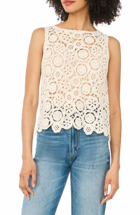 1.STATE Open Knit Tank