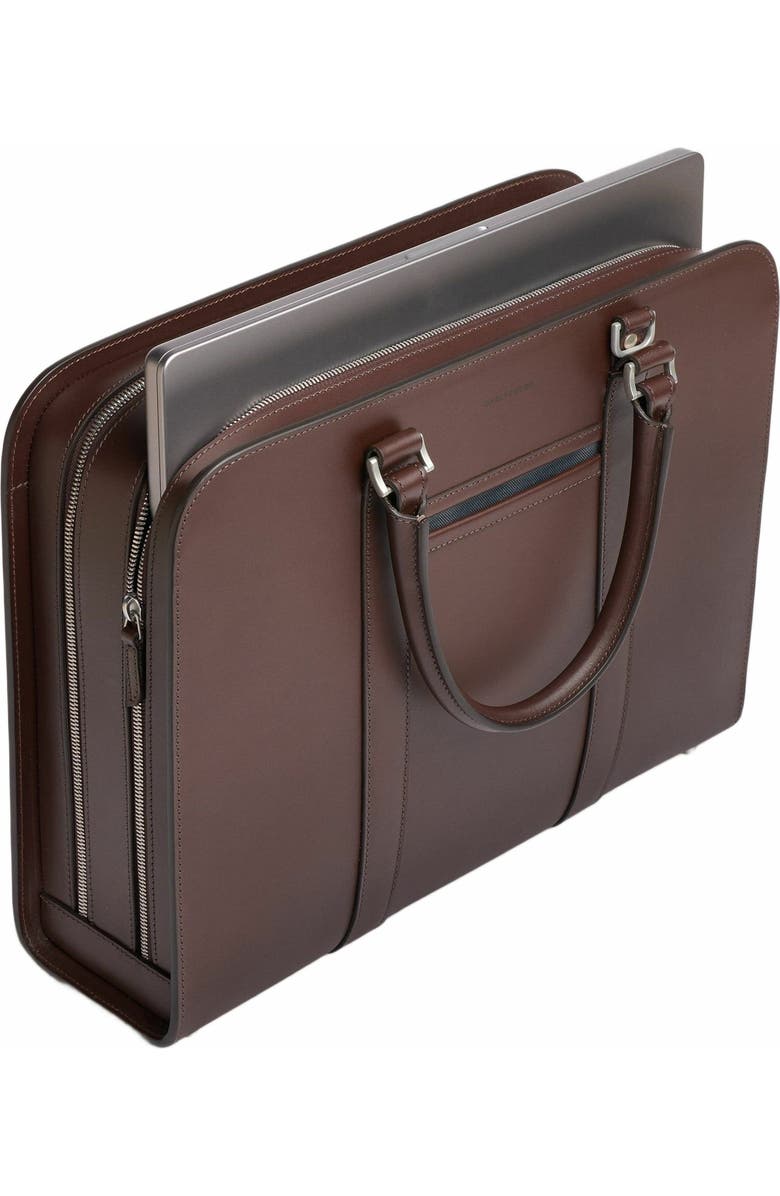 Carl Friedrik Palissy Double Briefcase, Alternate, color, Chocolate