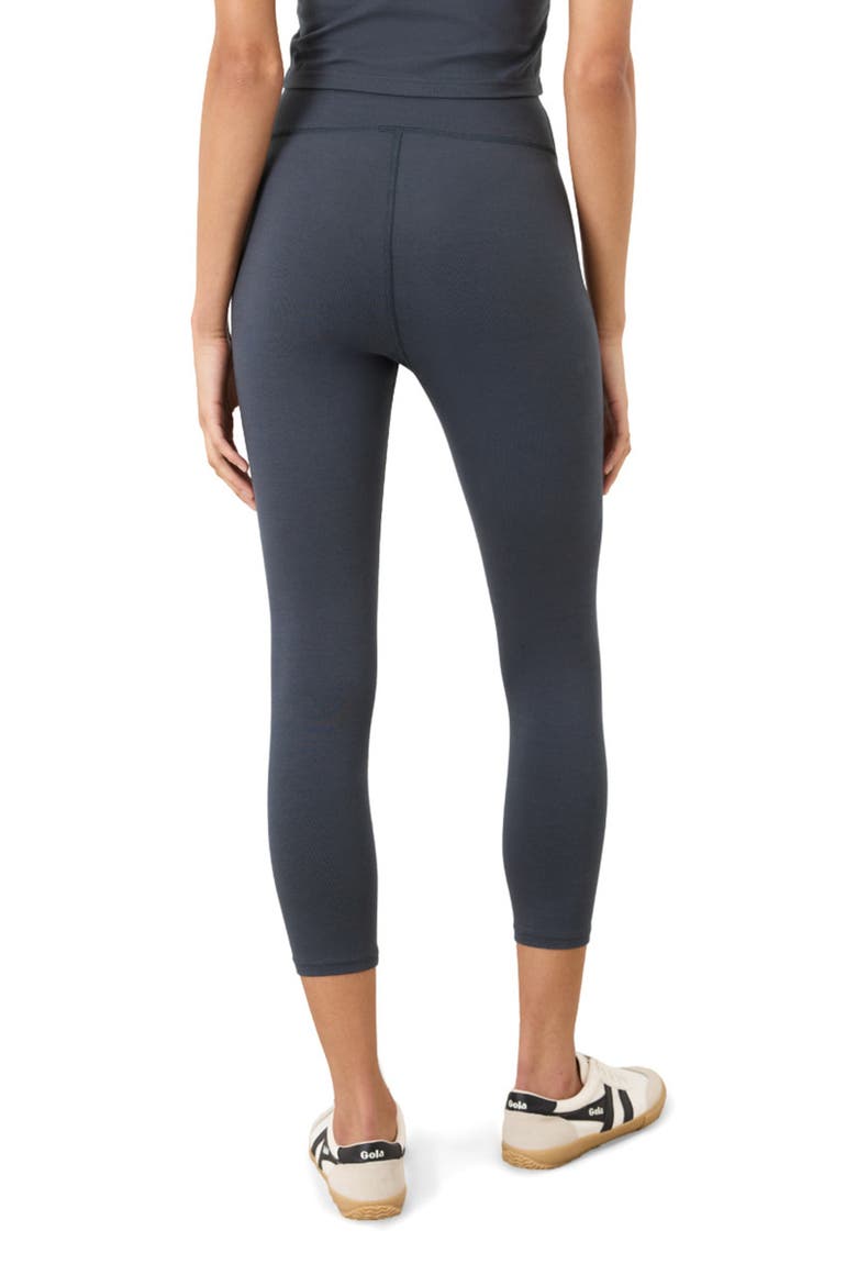 On The Go-To Cropped Legging Made With Organic Cotton, Alternate, color, Steel Blue