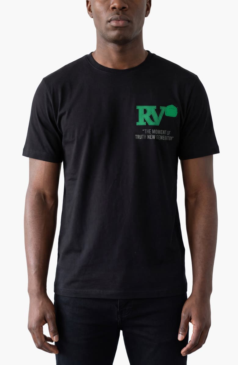 Roberto Vino Truth Slim fit Tee, Main, color, Black