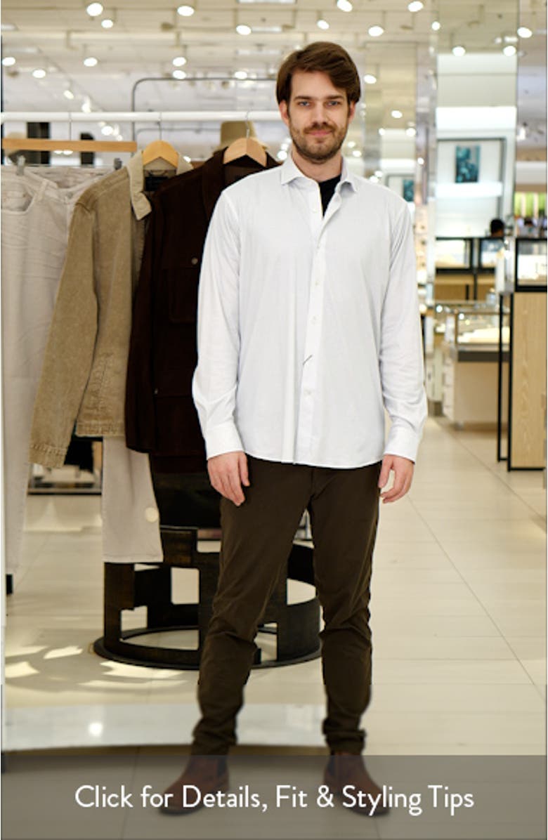 Crown Crafted Excursionist Flex Microdot Button-Up Shirt, sales video thumbnail