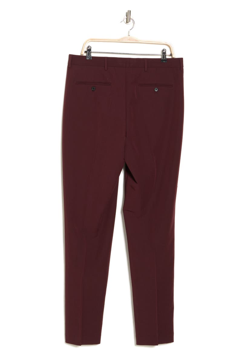 Anchor Dress Pants, Alternate, color, BURGUNDY