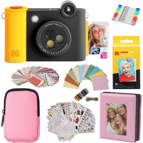 Smile+ 2-in-1 Camera Gift Bundle w/ Pink Case