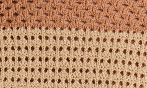 Rachel Rachel Roy Colorblock Open Knit Sweater In Macaroon Parchment Egret