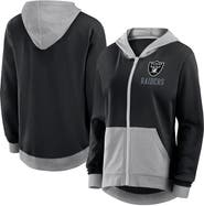 FANATICS Women's Fanatics  Black Las Vegas Raiders Hit It Full-Zip Hoodie