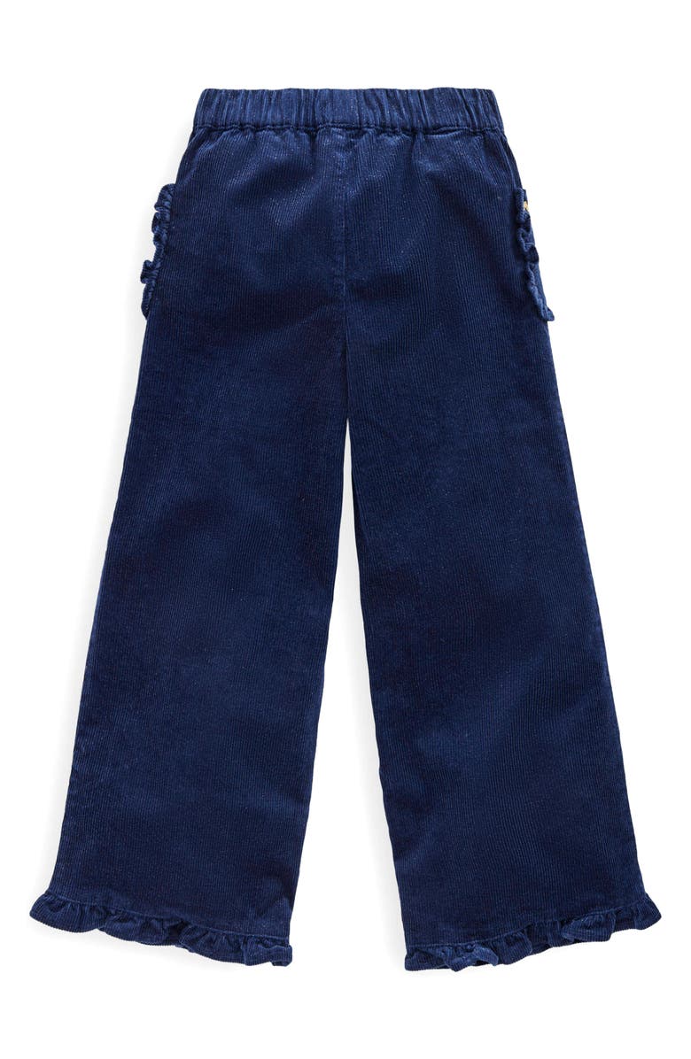 Mini Boden Kids' Metallic Accent Corduroy Pants, Alternate, color, Navy Sparkle