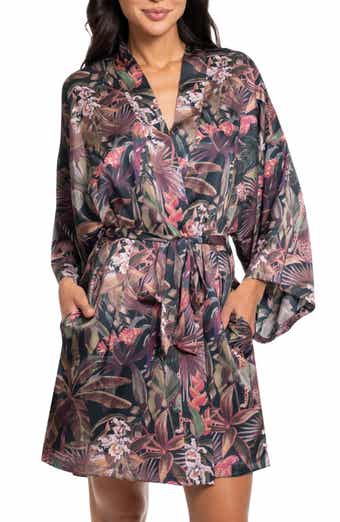 Print Satin Robe