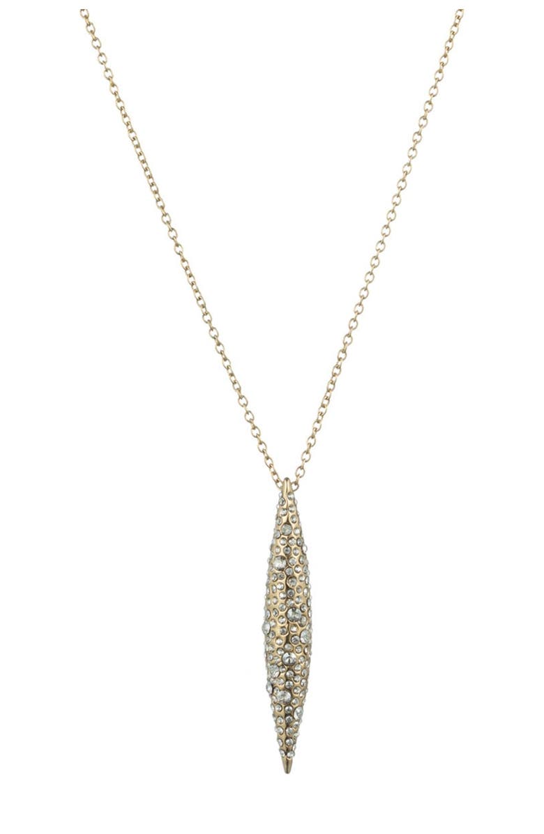 Alexis Bittar 'Miss Havisham' Crystal Encrusted Spear Pendant Necklace, Main, color, 