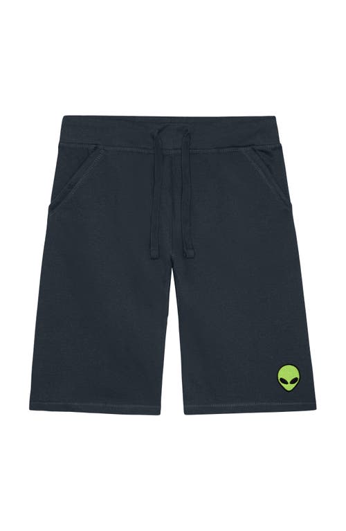 Dalix Mens Alien Midweight Fleece Short In Blue
