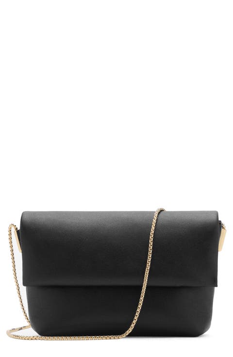 Faux Leather Crossbody Bag
