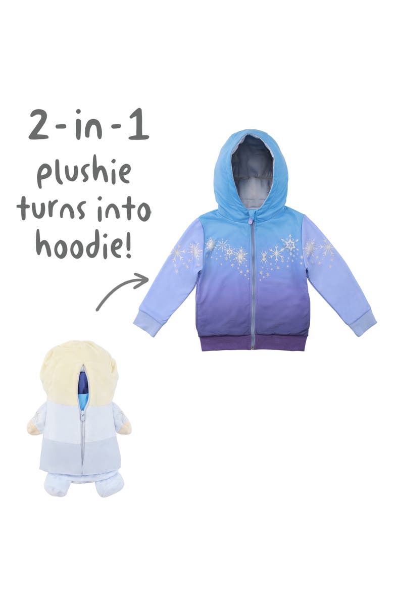 Cubcoats x Disney<sup>®</sup> Frozen<sup>™</sup> Elsa 2-in-1 Stuffed Animal Hoodie, Alternate, color, 
