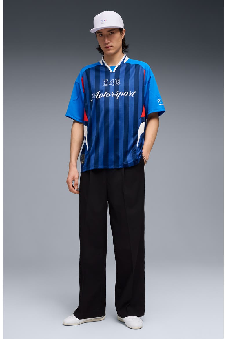 BMW M Motorsport Lifestyle Short Sleeve Jersey, Alternate, color, PRO BLUE-M COLOR