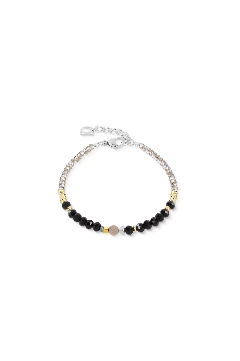 Bracelet Amulet Modern Future, Main, color, Black-Gold