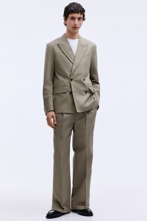 Loose-fit tailored pants
