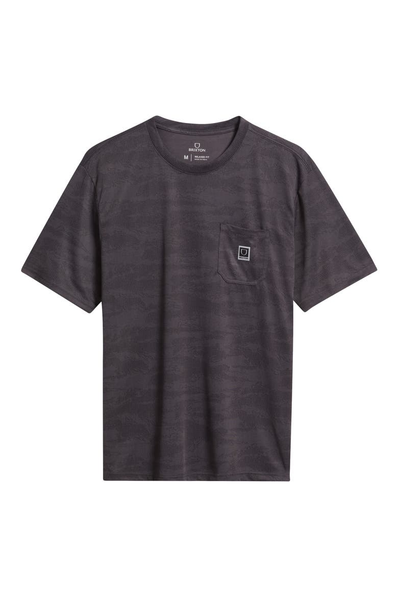 Journey Mesh Knit T-Shirt, Alternate, color, BLACK TIGER CAMO