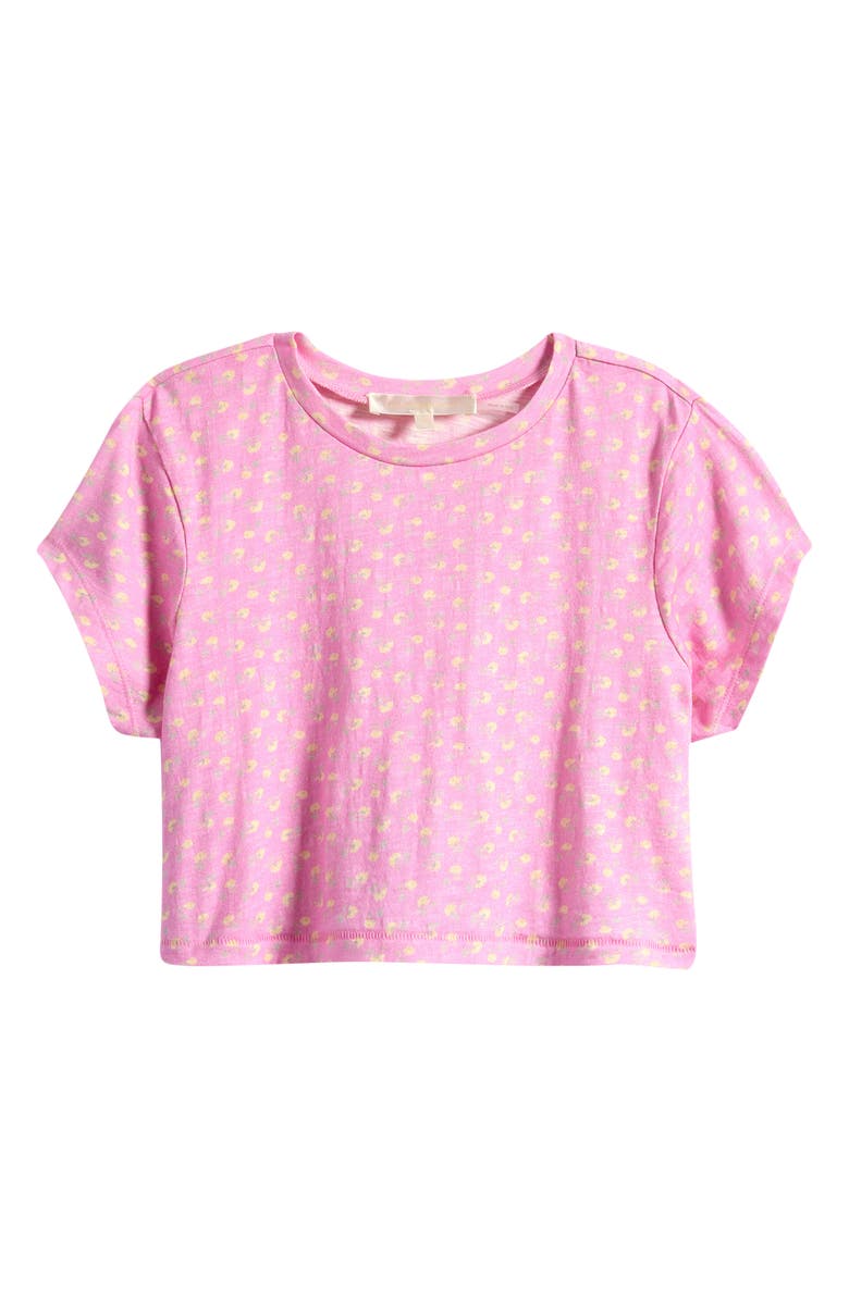 LoveShackFancy Kids' Rubin T-Shirt, Main, color, Polaroid Rose