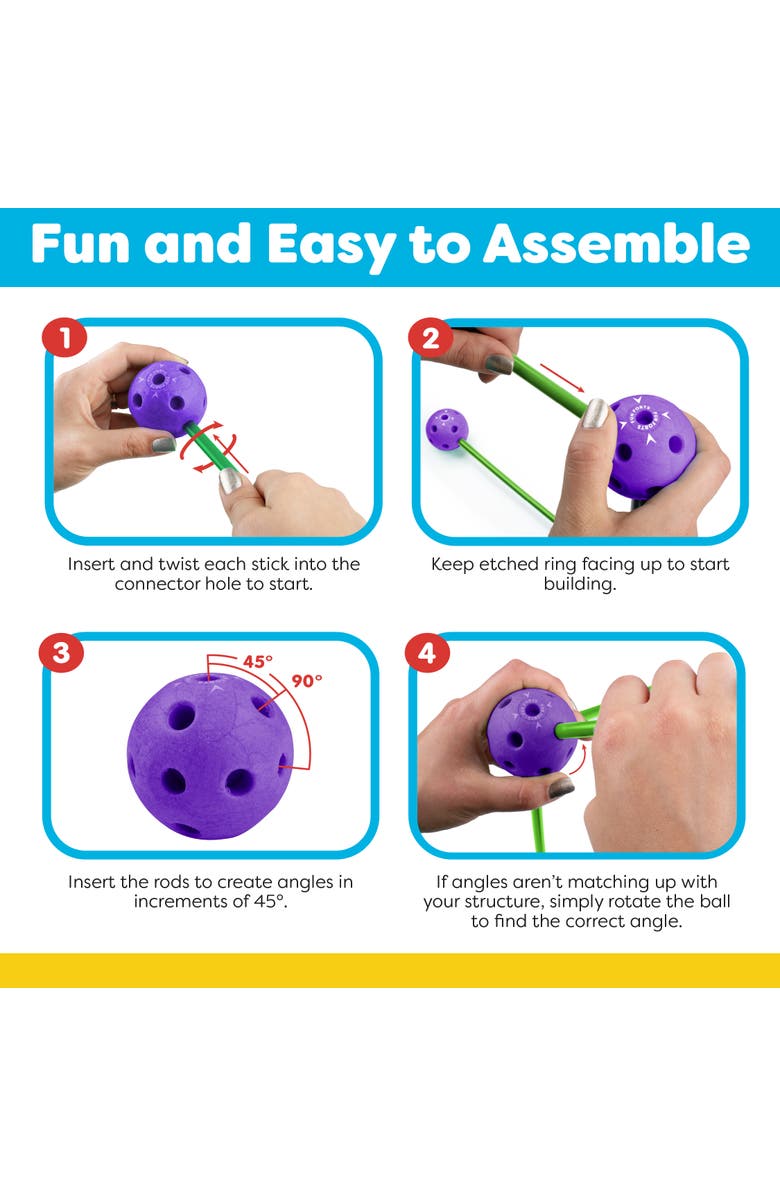 Power Your Fun Fun Forts Glow Fort Building Kit - 81 Pack, Alternate, color, Green