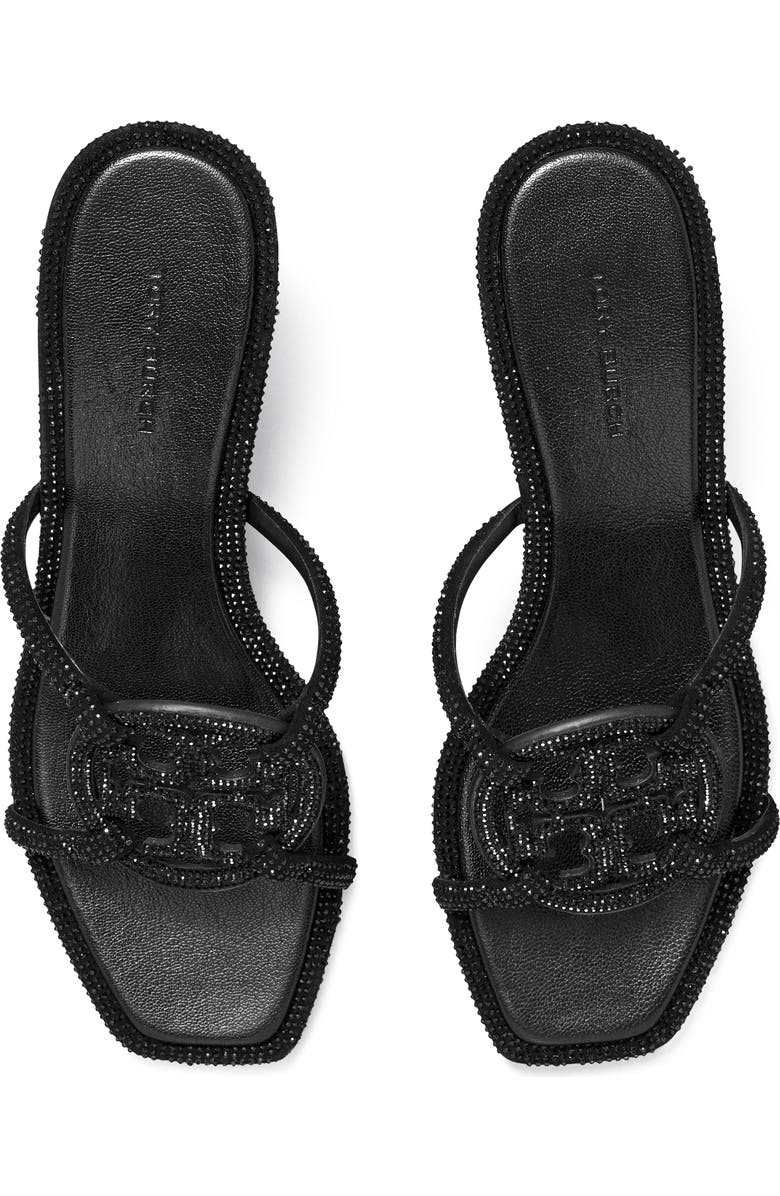 Tory Burch Miller Bombé Pavé Kitten Heel Slide Sandal, Alternate, color,