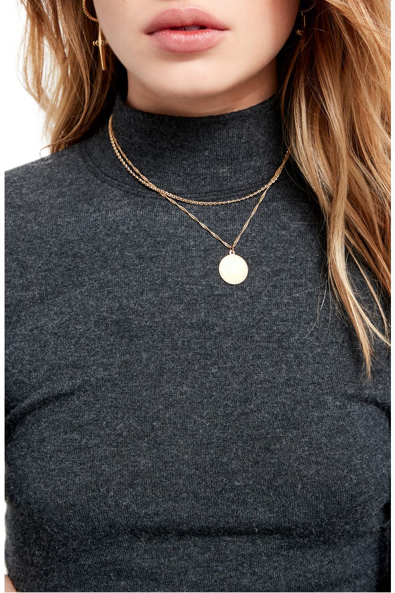 Mock Neck Sweater, Alternate, color, DARK SHADOW