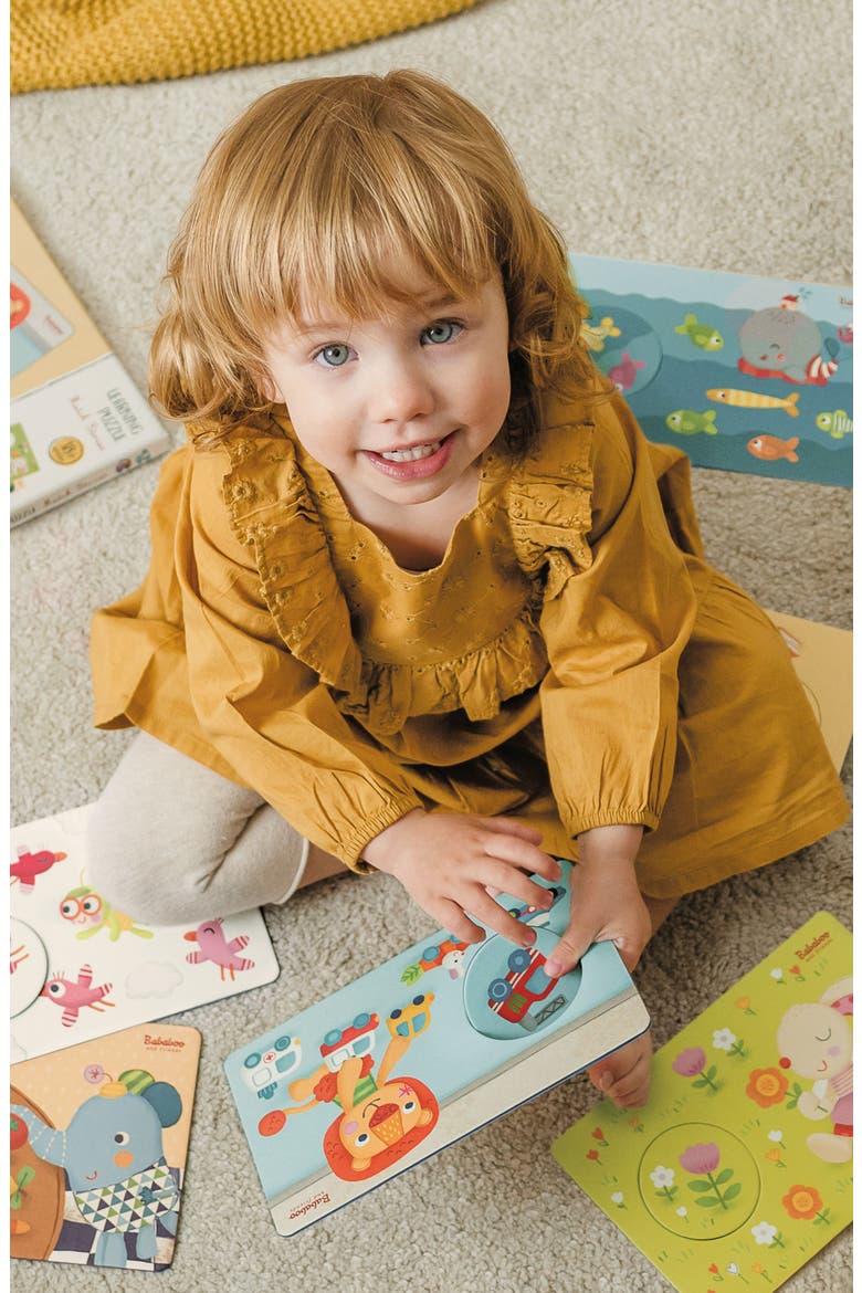 Match Shapes & Stories Learning Puzzle Set, Alternate, color, Multi