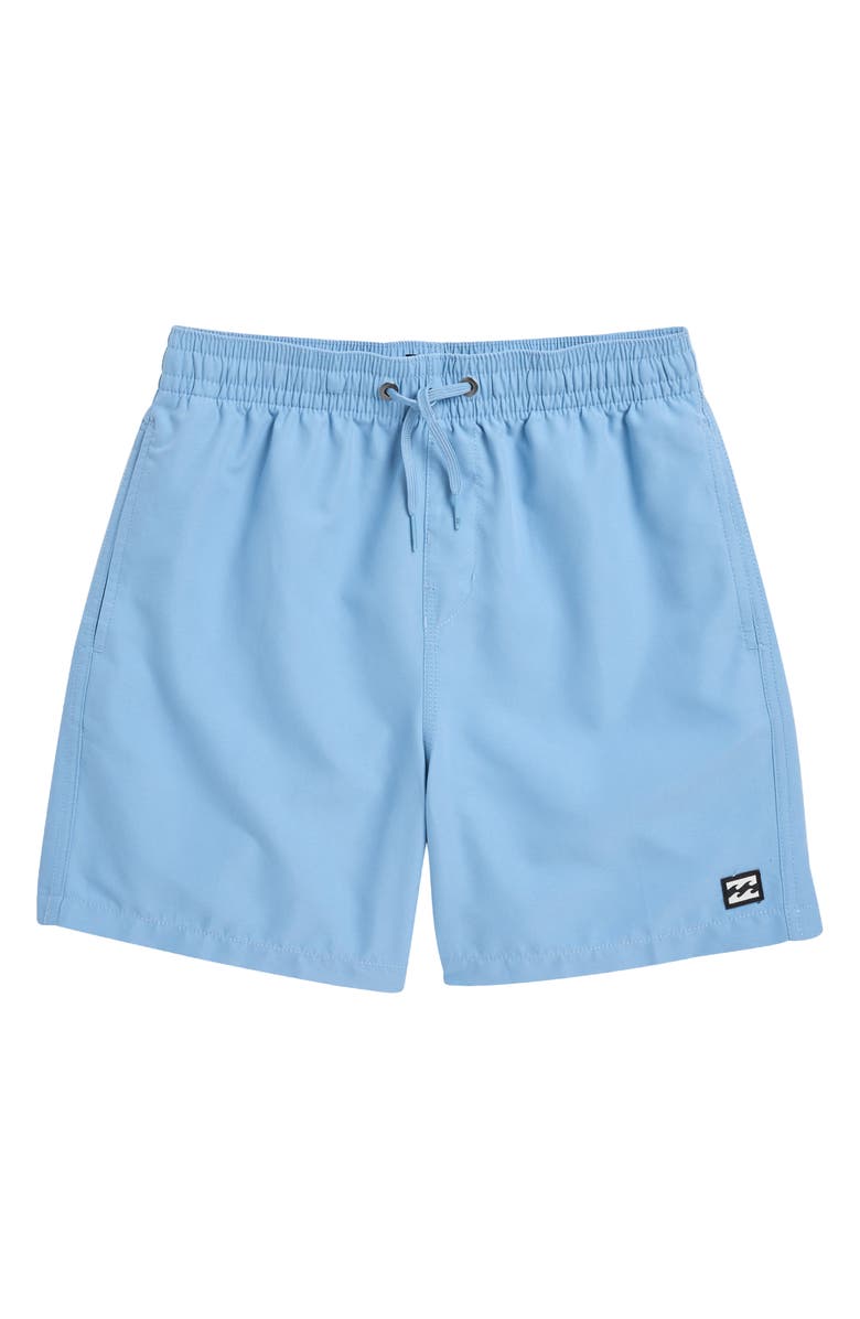 Billabong Kids' All Day Layback Swim Trunks, Main, color, Sky Blue