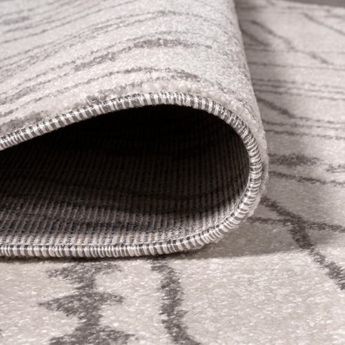 Jonathan Y Rih Moroccan Style Diamond Area Rug In Ivory/gray