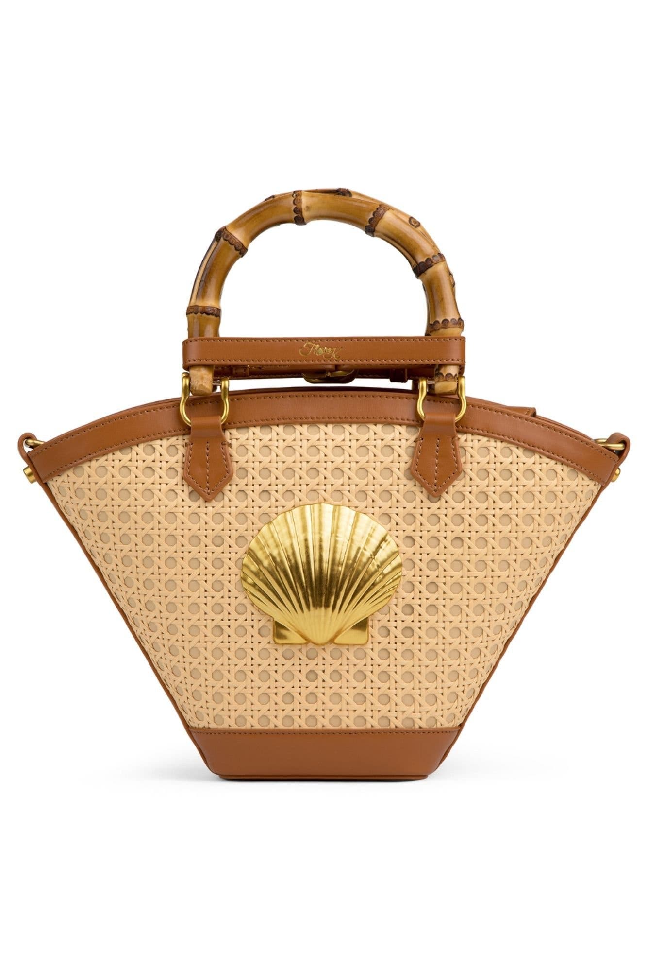 Sconset Scallop Shell, Main, color, Cognac