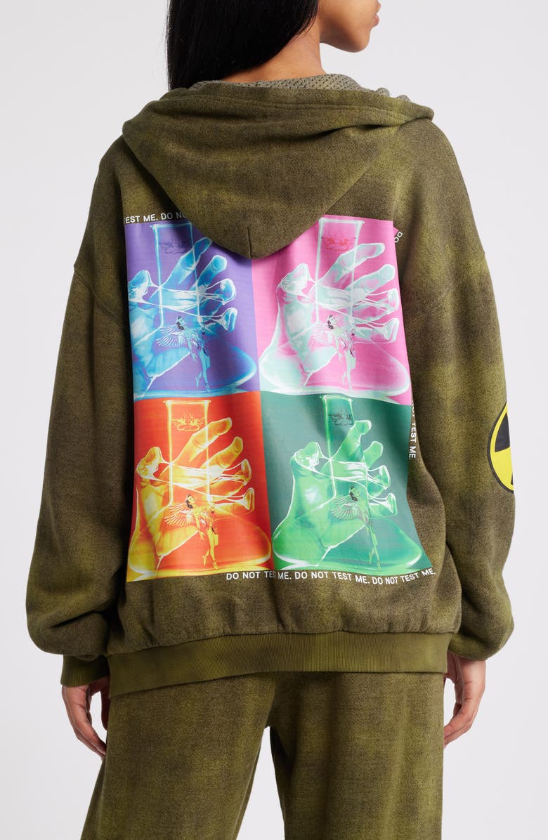 BOYS LIE Don't Test Me Oversize Cotton Blend Terry Hoodie, Alternate, color,