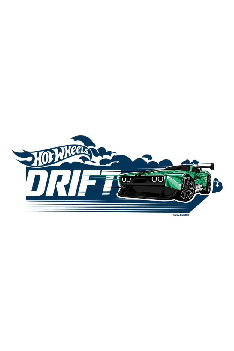 Boys Hot Wheels Count Muscula Drift T Shirt, Alternate, color, White