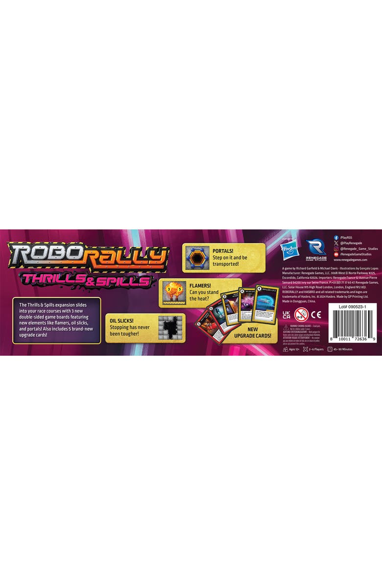 Renegade Game Studios Thrills & Spills Expansion, Alternate, color, Multicolored