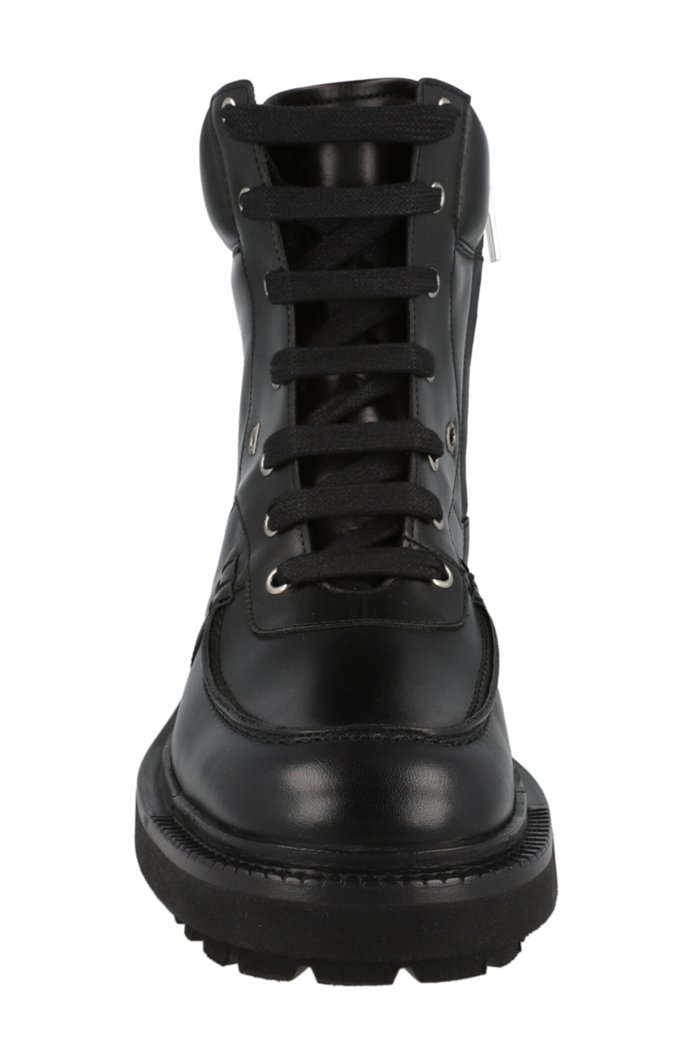FERRAGAMO Greenwich Lace-Up Boot, Alternate, color, Black