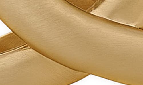 Cult Gaia Azariah Swirl Claw Clip In Brushed Brass