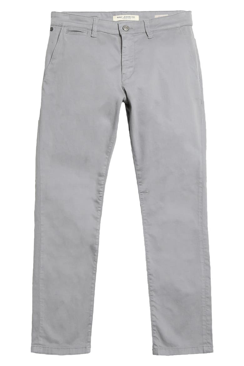 Johnny Slim Fit Twill Chino Pants, Main, color, SHARK SKIN TWILL