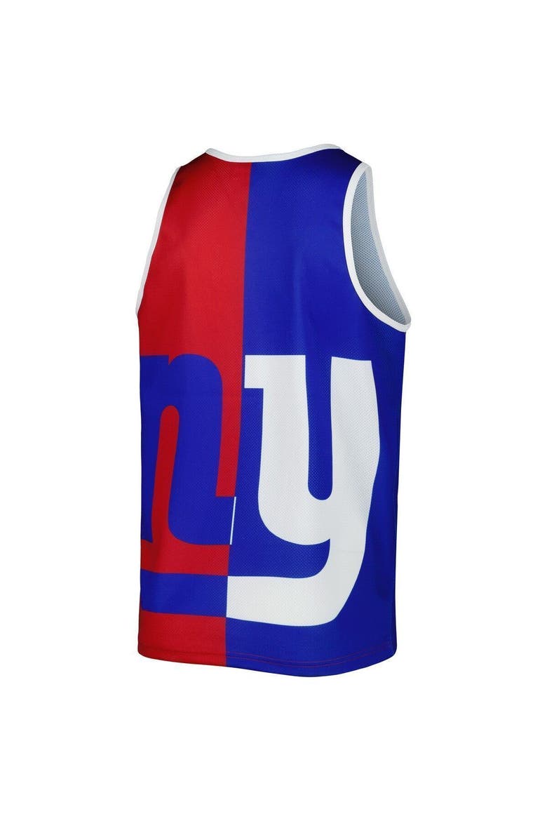 Men's Mitchell & Ness Lawrence Taylor Royal/Red New York Giants Retired Player Graphic Tank Top, Alternate, color, Royal