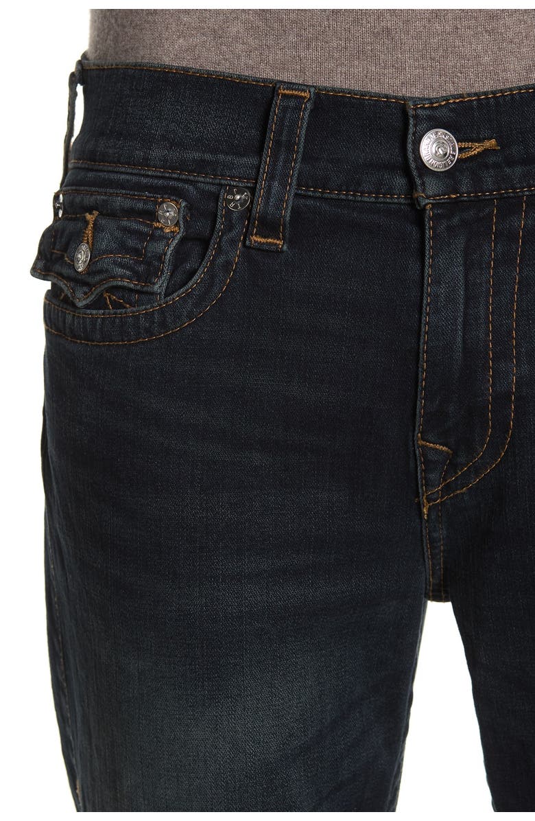 True Religion Ricky Flap Pocket Straight Leg Jeans, Alternate, color, 