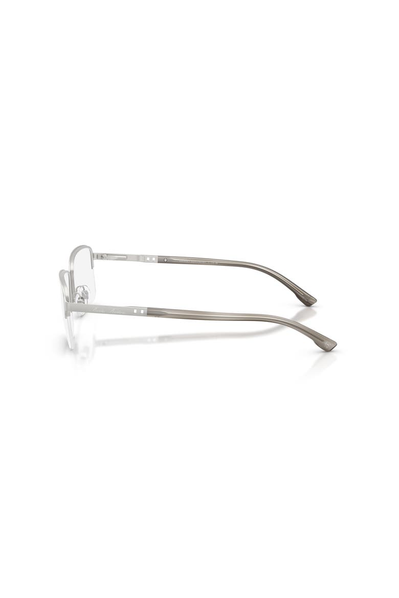 54mm Rectangle optical glasses, Alternate, color, Silver