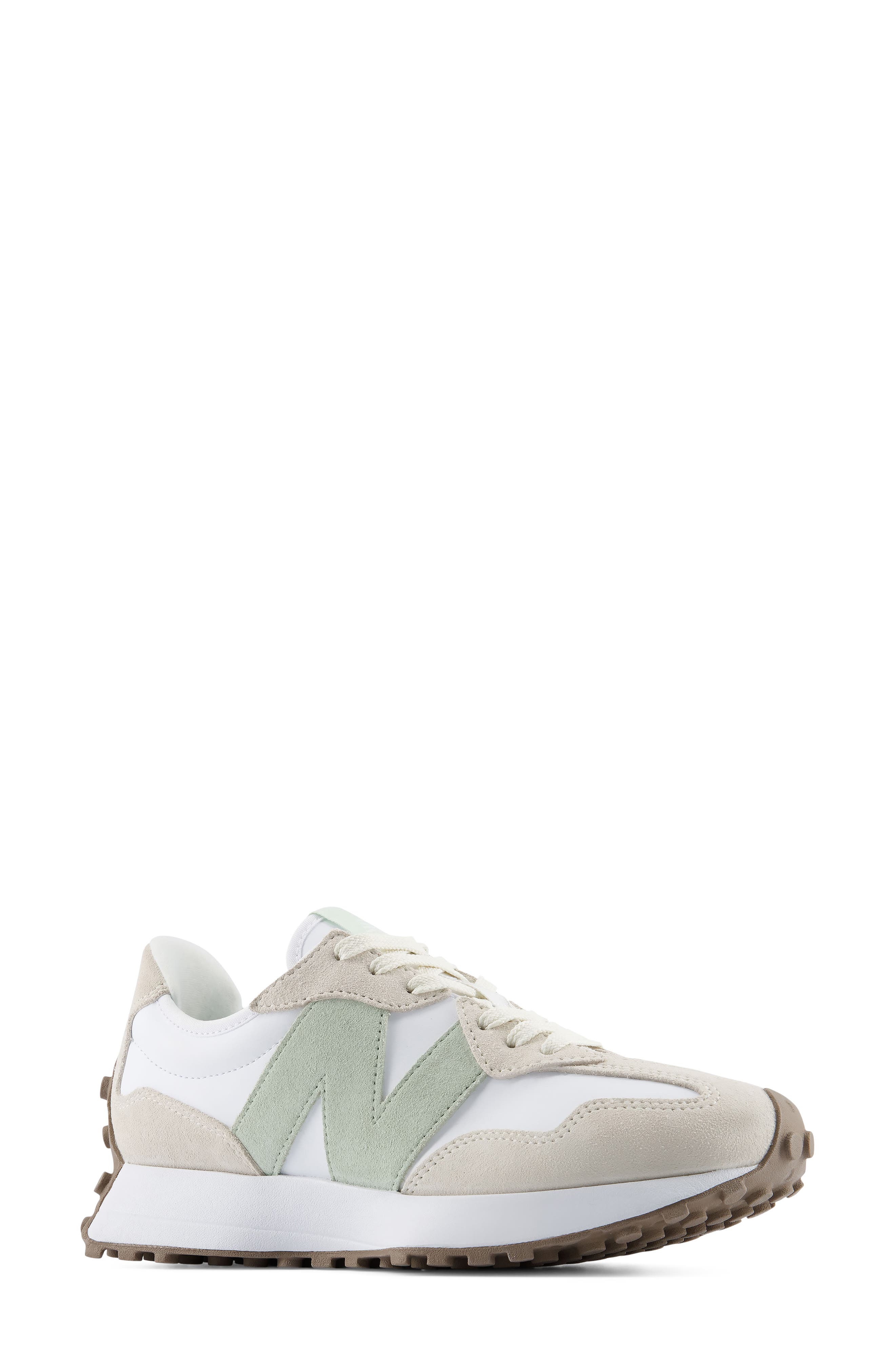 327 Sneaker, Main, color, ANGORA/ NB 103 WHITE