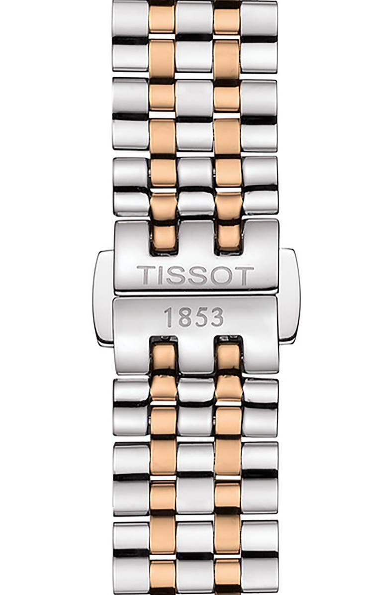 Tissot Carson Automatic Bracelet Watch, 30mm, Alternate, color, Silver