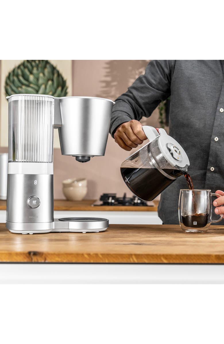 ZWILLING Enfinigy 12-Cup Drip Coffee Maker, Alternate, color, Silver