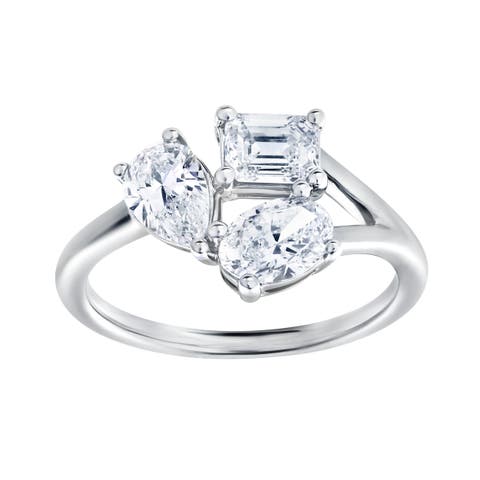 Mysaria 14K Gold Lab Grown Diamond Ring - 1.5 Ct