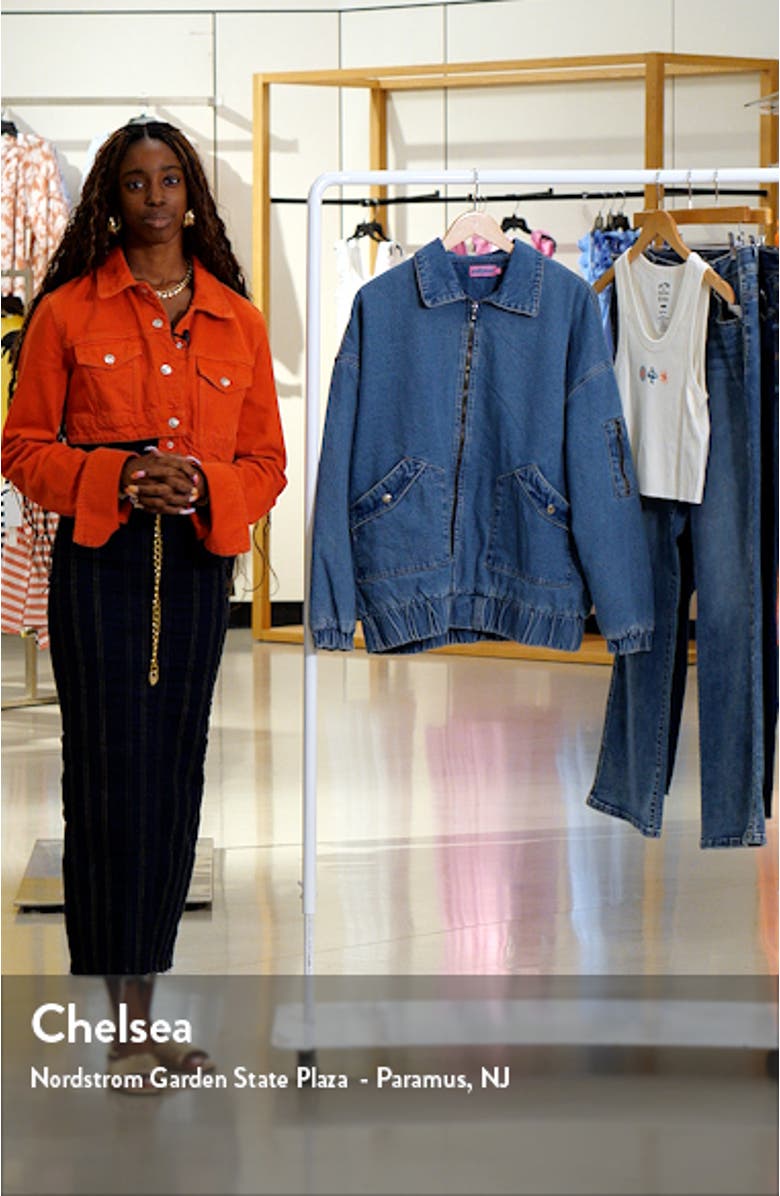 Sophie Oversize Denim Jacket, sales video thumbnail